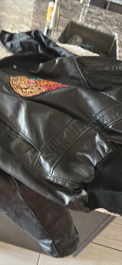 High end leather Wilson jacket with insert