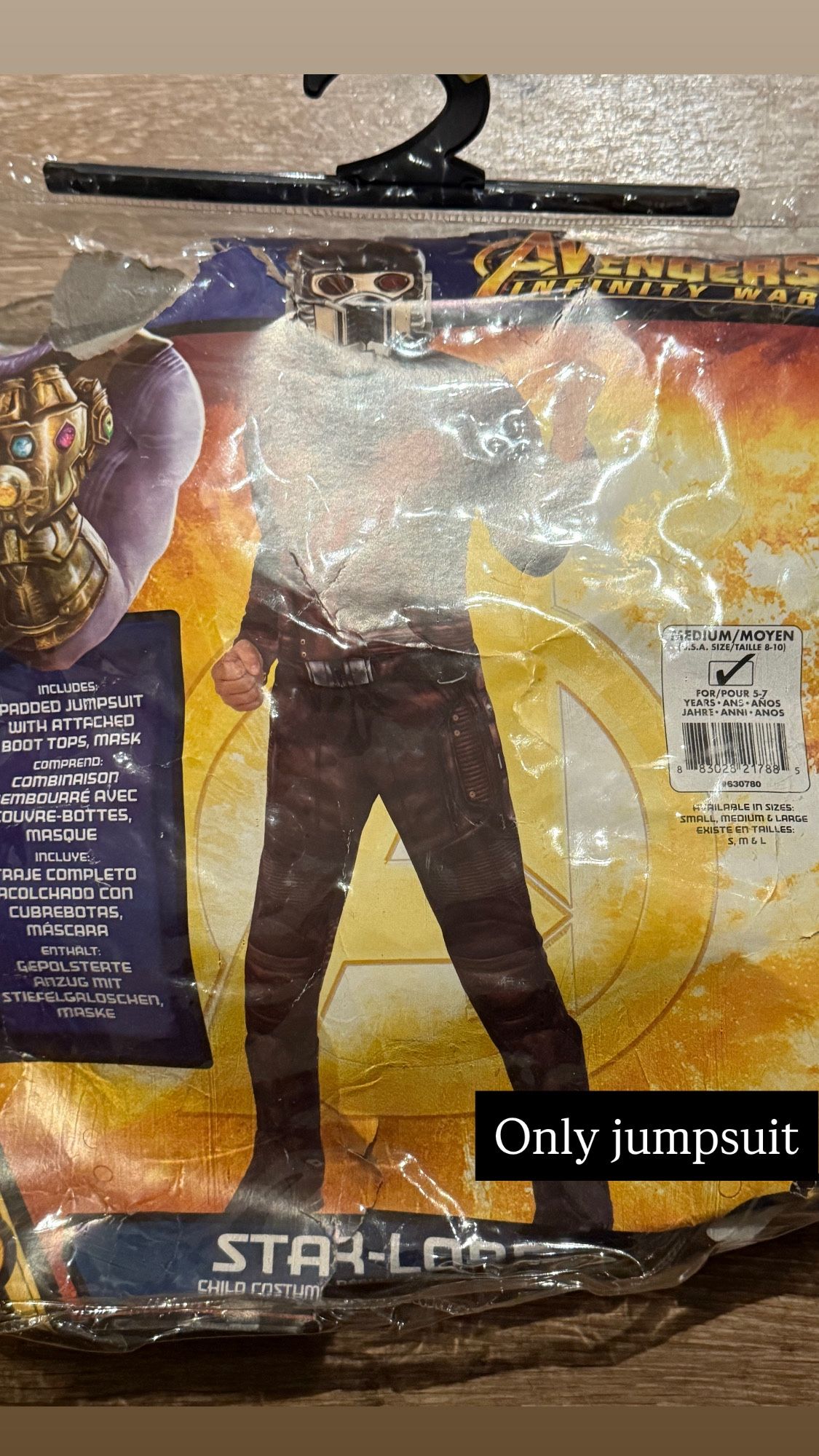 Starlord Costume