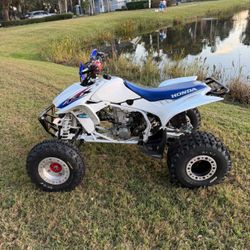 2014  Honda Trx450R White 