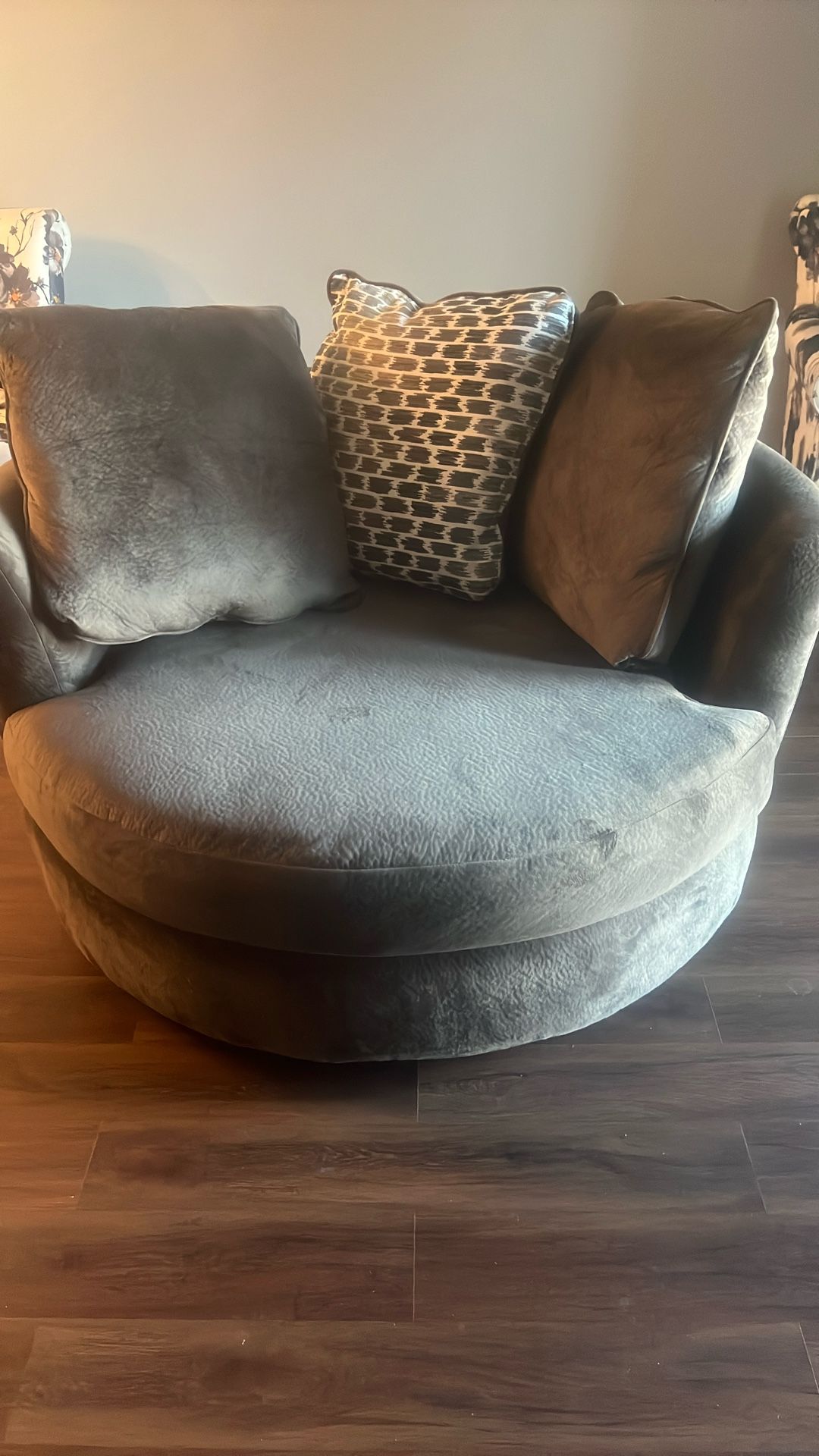 Chocolate brown Oversized Chair