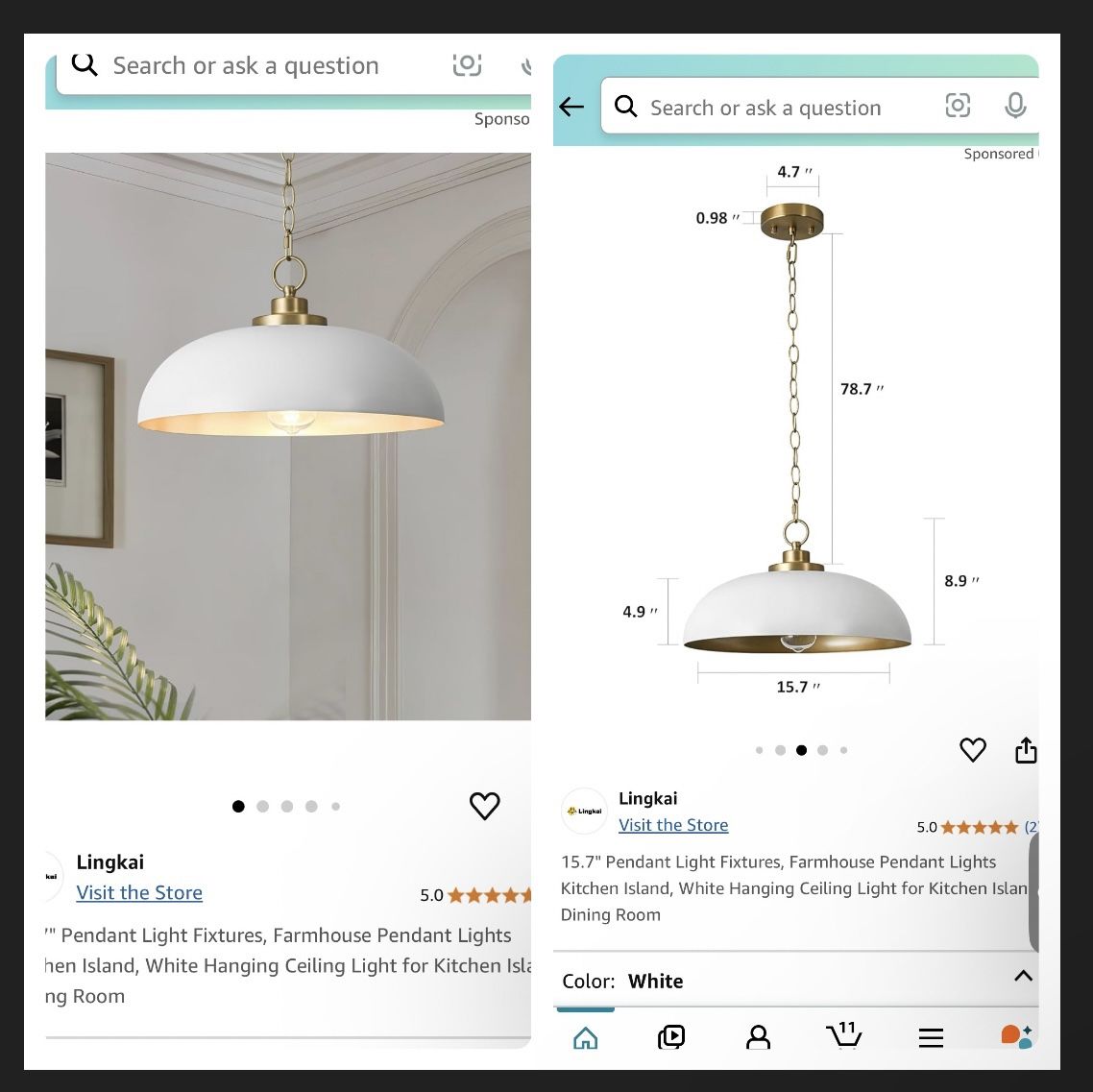 Ceiling Chandelier Pendant Light