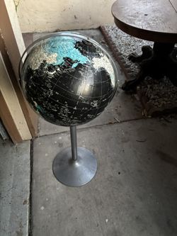 90s Replogle 16” Starlight Glove Tilting Metal Floor Stand 