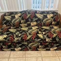 Hawaiian Hide A Bed With Matching Pillows 
