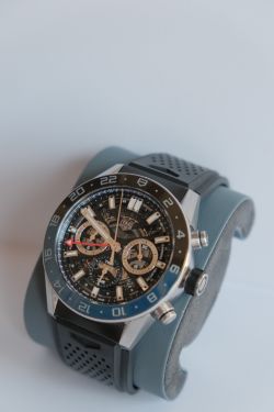 TAG Heuer Carrera Heuer 02 GMT Chronograph 45mm - Box & Papers