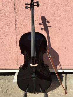 New cello solid wood ebony wood