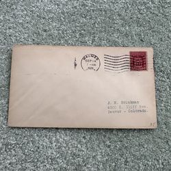 1929 first day cover commemorating the 135th anniversary of the battle of fallen Timbers with a 2¢ stamp #680