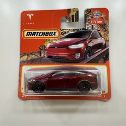 Matchbox Tesla Model X Short Card 