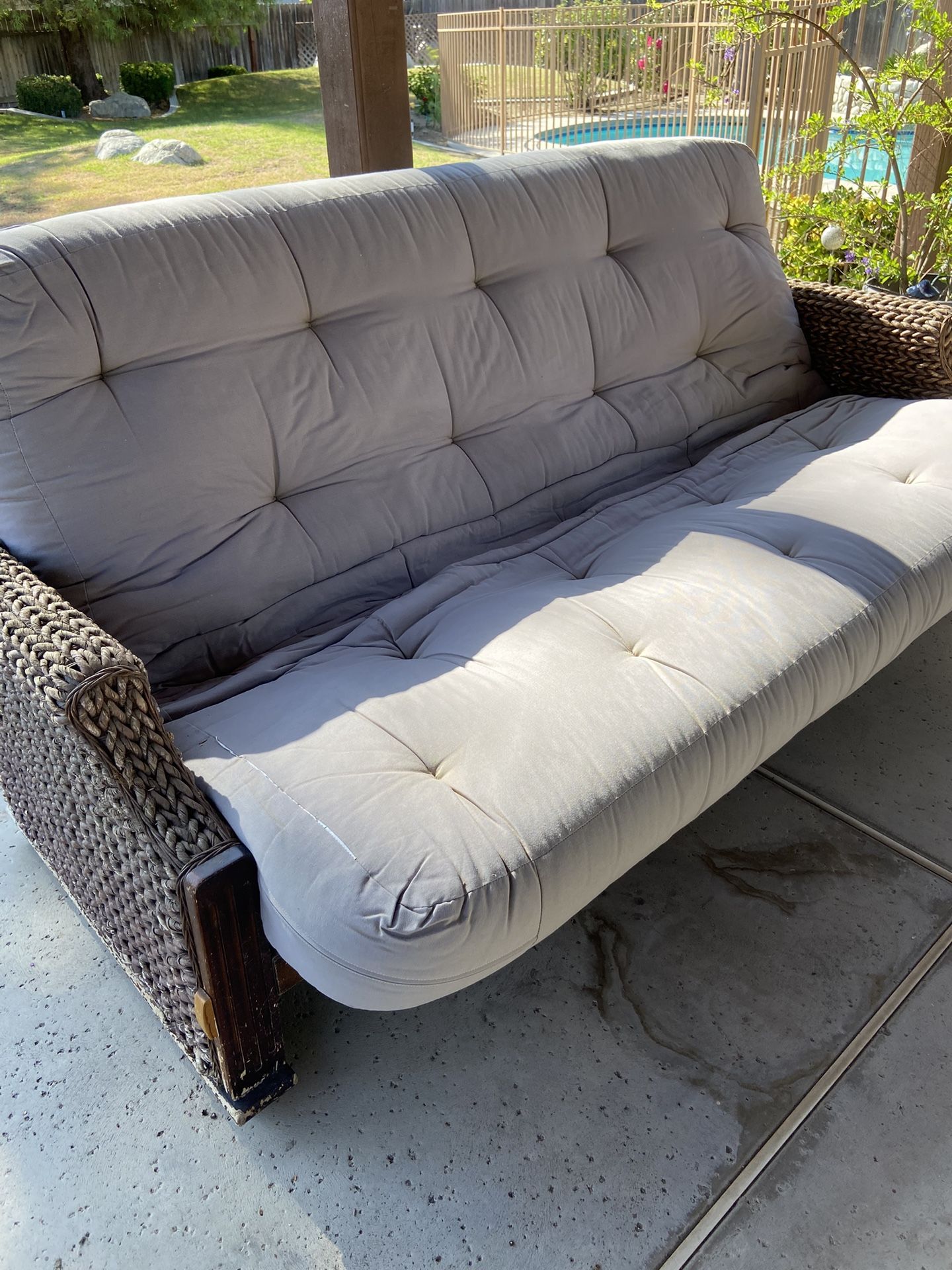 Futon Frame and Mattress