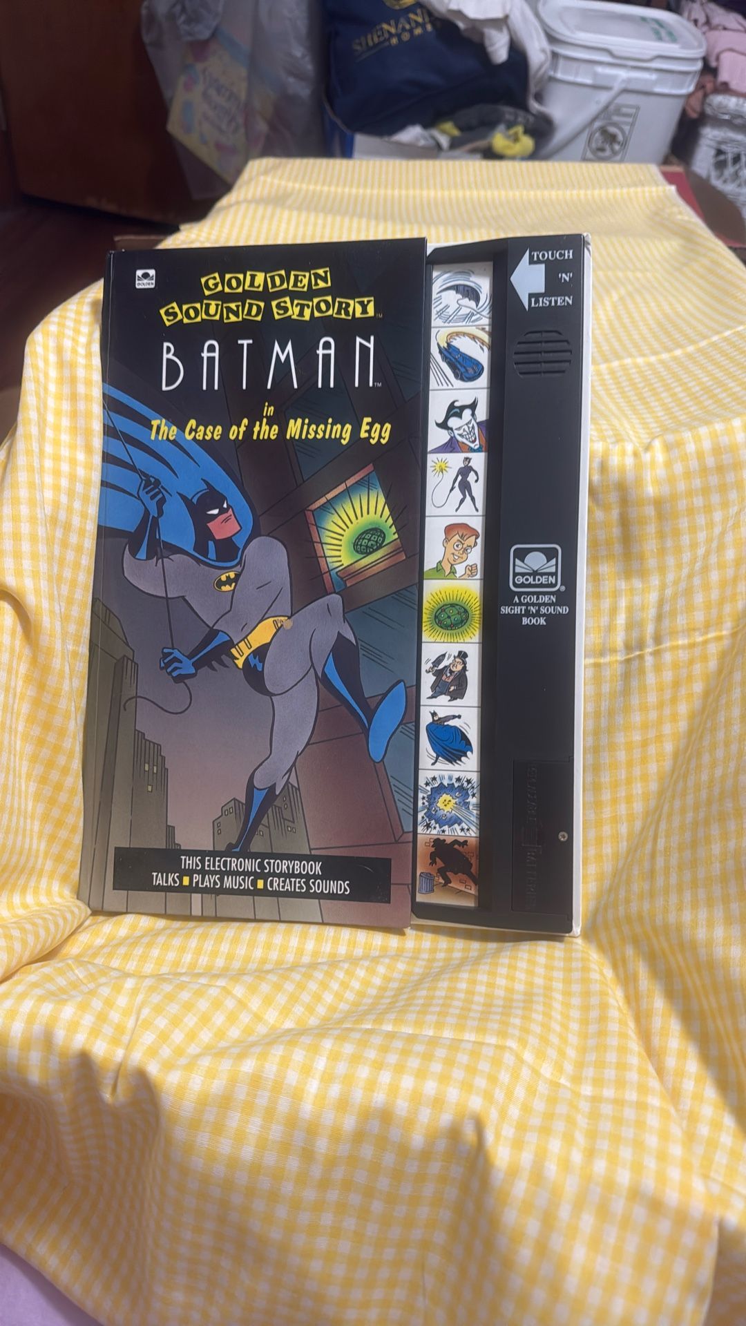 - Vintage. “Batman In Case Of The Missing Egg” Sound Too.