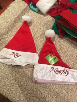 Naughty and nice Christmas 🎄 hats