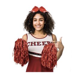 Cheerleader Halloween 4 Piece Accessories Set