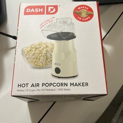 Hot air popcorn maker