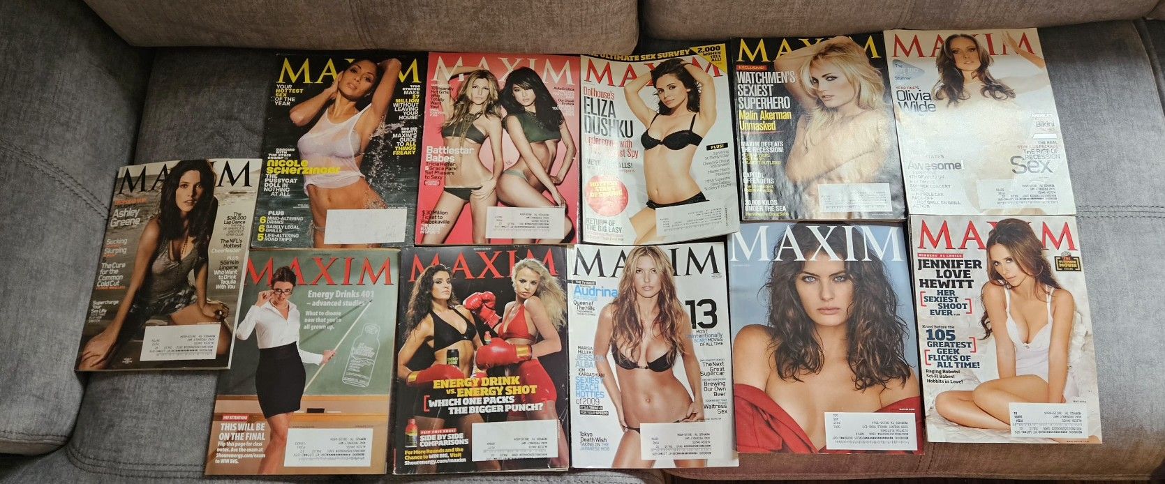 Throw Back Maxim Magazine Lot