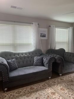 Velvet 3 piece furniture