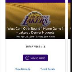 Denver Nuggets Vs Los Angeles Lakers