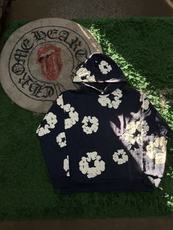 Denim Tear Hoodie Navy
