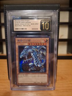 Blue-Eyes White Dragon CGC Pristine 10 Secret Rare