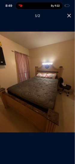 Queen bed frame