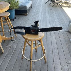 Black Remington Plug-In Lim And Trim Chainsaw