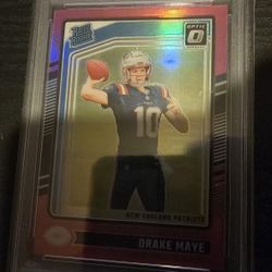 Drake Maye Pink Rated Rookie