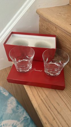 Baccarat Beluga double Old-fashioned Tumblers Set Of 2