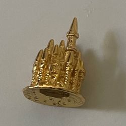 Gold  Disney Castle  Charm