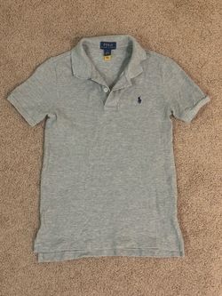 Polo Ralph Lauren Boys Polo Shirt – Size 7 – Gray