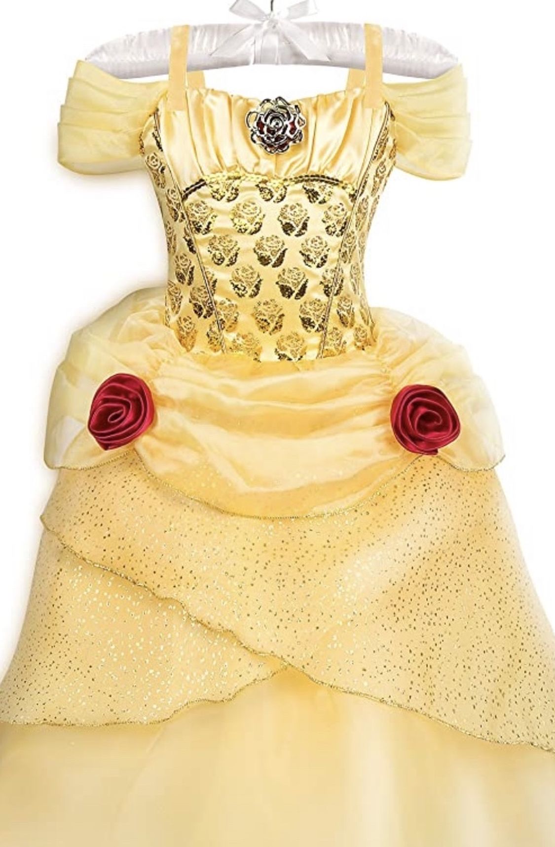 Disney Belle Costume for Kids - Beauty and The Beast Size 3 Yellow