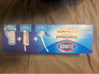 Toilet wand cleaning supplies