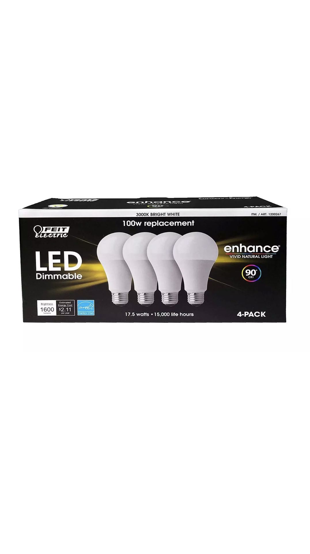 4 Pack Led Bulbs