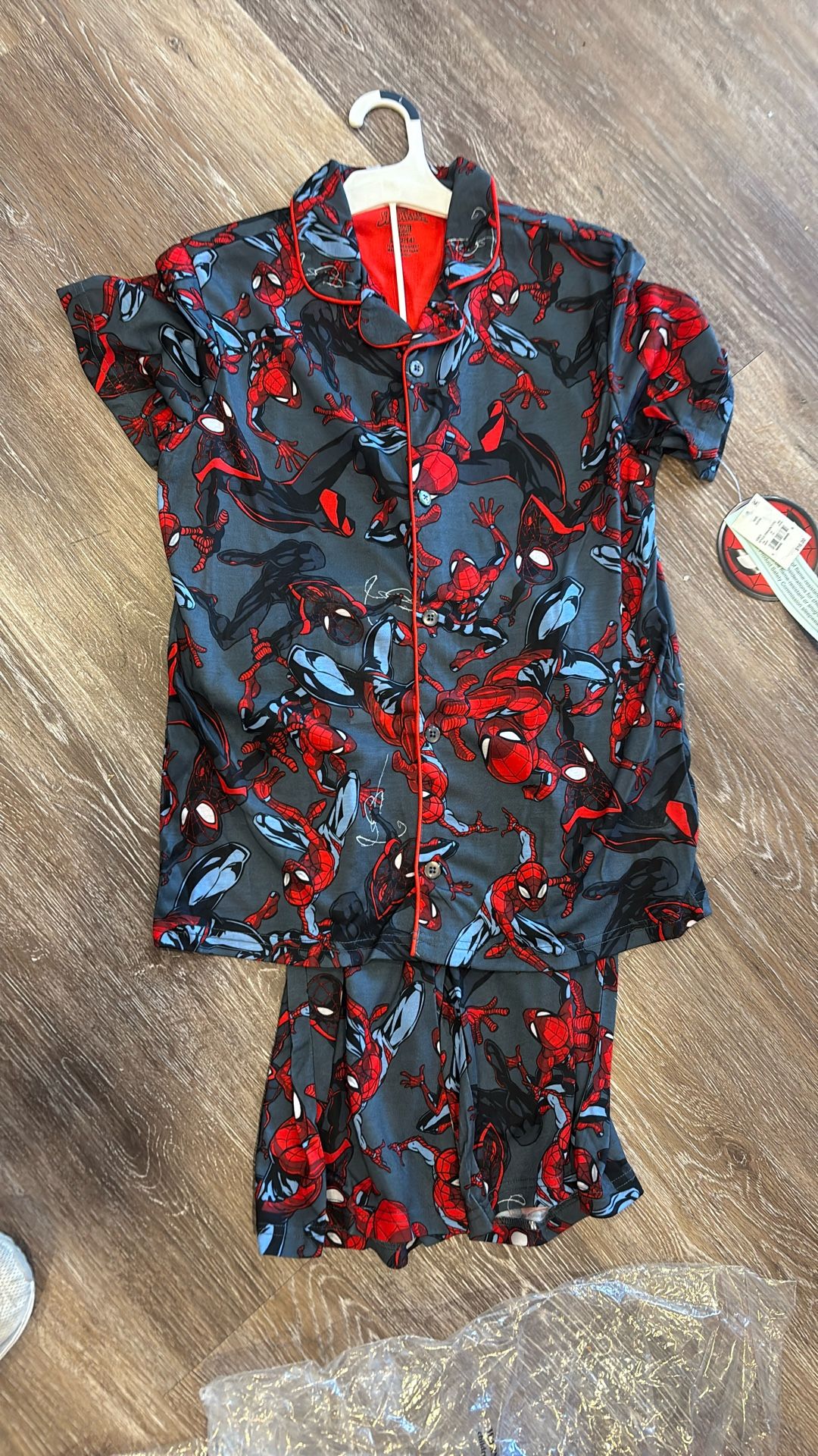 Boy’s Spider-Man Pajama Set-Gray