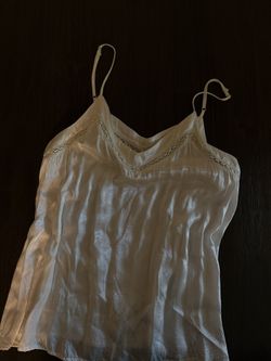 Lace Silk Top Sz M $10