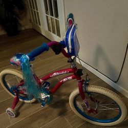 Girls Bike W/ Training Wheels 