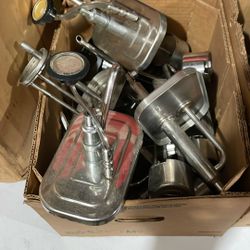 Miscellaneous antique soda fountain pumps several 1(contact info removed)9 like 10 pumps that work they’re like new