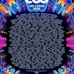 (2) EDC 2026 GA+ TICKETS