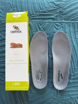 New Aetrex L800 Train Orthotics Insoles - Women’s Size 8 (In Box)