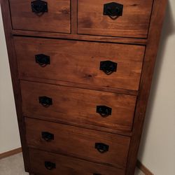Solid wood dresser