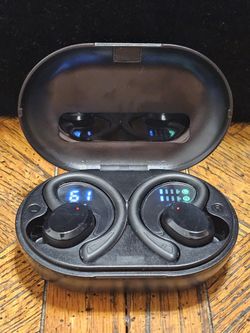Rulefiss Q38 True Wireless Waterproof Earbuds - Black