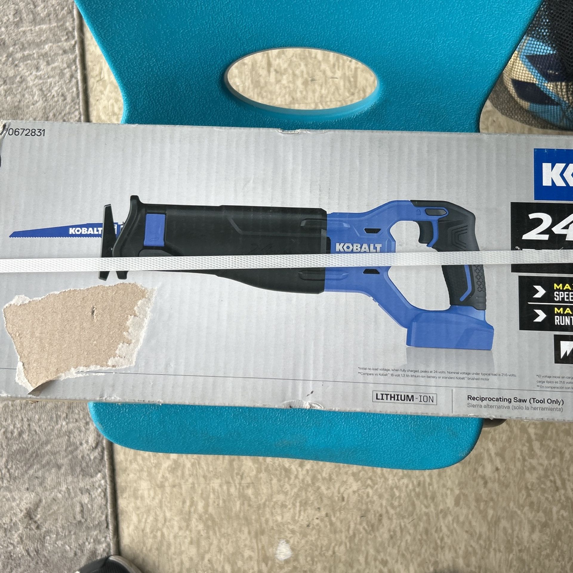Kobalt 24 Volts Reciprocating Saw Tool Only