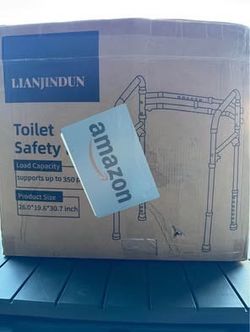 Toilet Safety Rails for Seniors – Adjustable 350lb