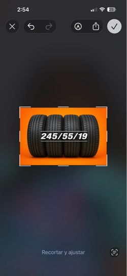 Set of 4 Tires 245/55/19