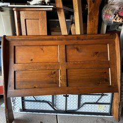 FREE Wooden Sleigh Bed Frame FREE