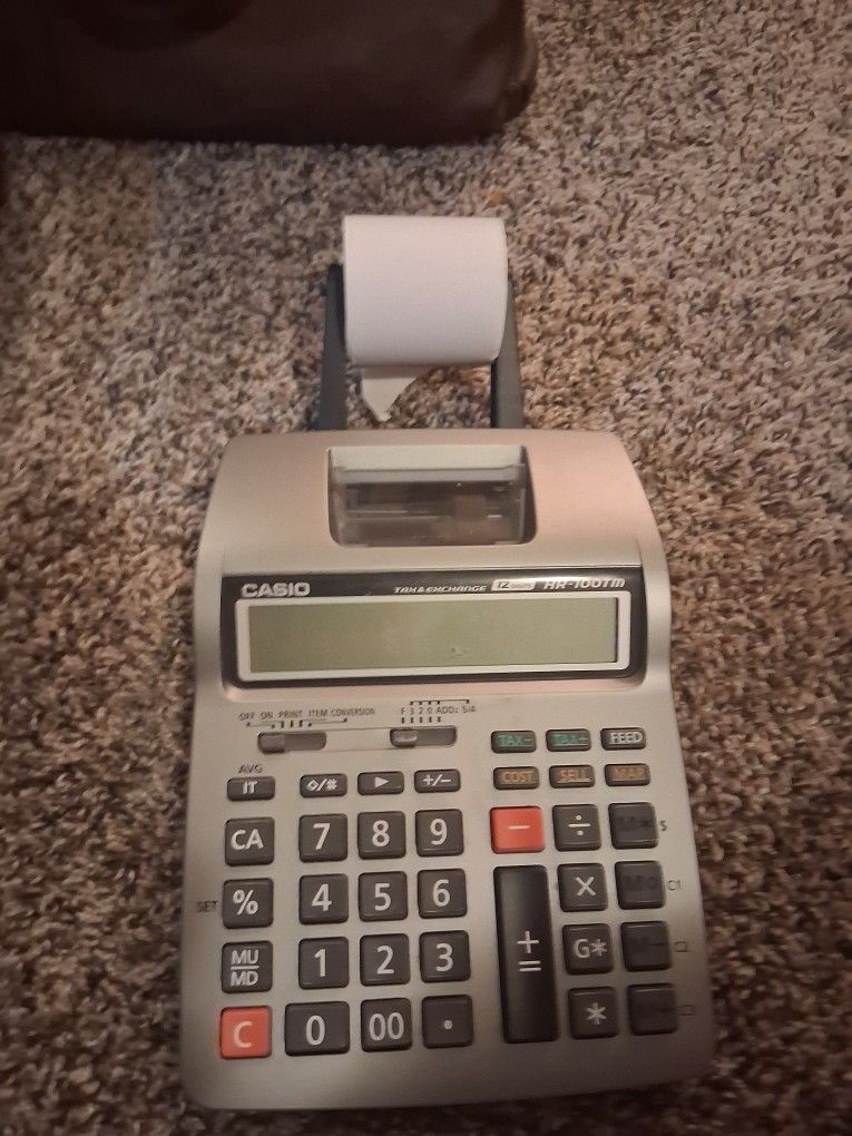 Casio Printing CalculatorvHr100TM