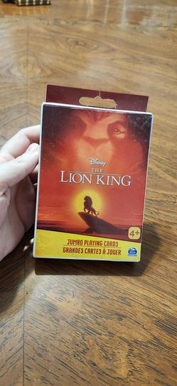 Lion King Jumbo playing cards