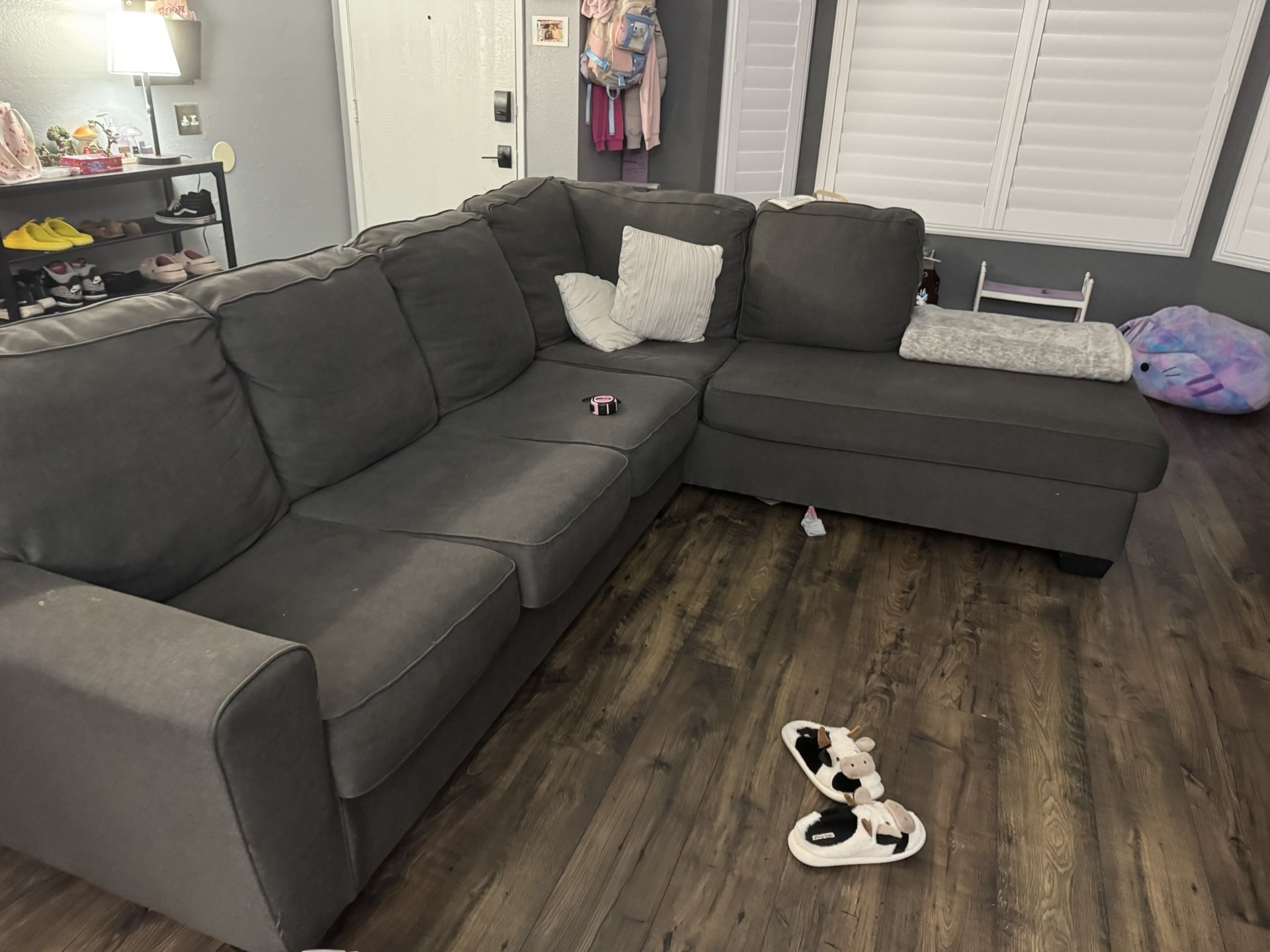 Gray Sectional Couch