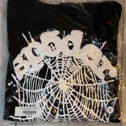 Sp5der Hoodie Black And White Web