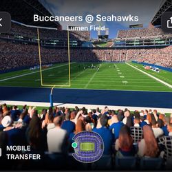 Seahawks Vs Bucs (2 Tickets)