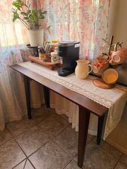 Vintage table  Dark Wood  Table
