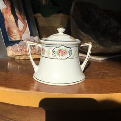 Nippon Hand Painted Ceramic Sugar Holder