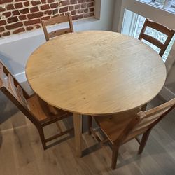 Wooden Kitchen Table Set